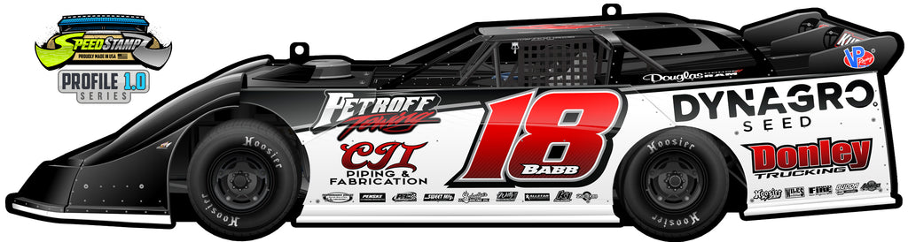 1:4 Scale '22 Shannon Babb Profile Series 1.0 Metal Wall Sign
